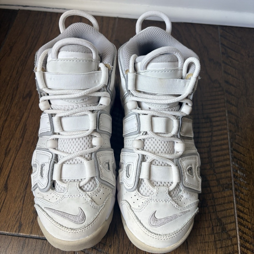 Nike Air More Uptempo GS Size 3,5Phantom Iron Ore White DM1023-001 Sneakers Shoe - Picture 3 of 11